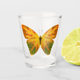 Aspen Leaf Butterfly 1 Schnapsglas