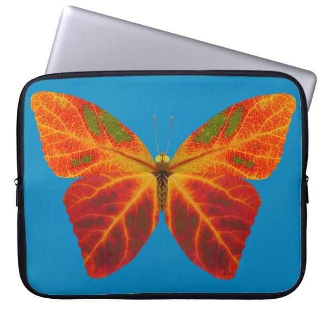 Aspen Leaf Butterfly 2 Laptopschutzhülle (Vorderseite)