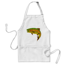 Aspen Leaf Regenbogenforelle 1 Schürze