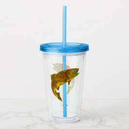 Aspen Leaf Regenbogenforelle 6 Acryltrinkbecher