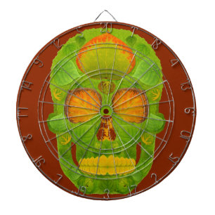 Aspen Leaf Skull 10 Dartscheibe