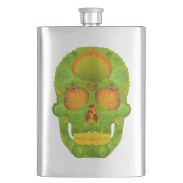 Aspen Leaf Skull 10 Flachmann