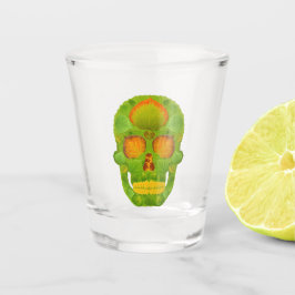 Aspen Leaf Skull 10 Schnapsglas