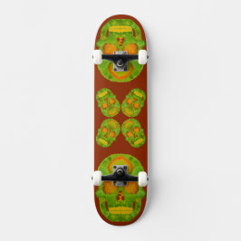 Aspen Leaf Skull 10 Skateboard