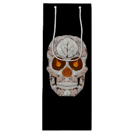 Aspen Leaf Skull 11 Geschenktüte Für Weinflaschen