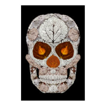 Aspen Leaf Skull 11