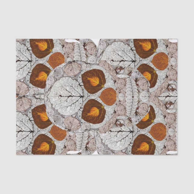 Aspen Leaf Skull 11 Seidenpapier (Vorderseite)