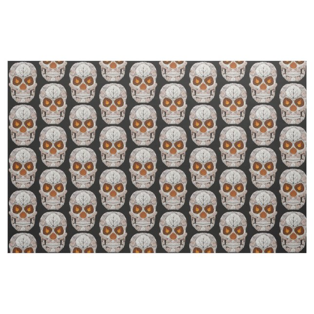 Aspen Leaf Skull 11 Stoff (Fat Quarter (45,7 x 55,9 cm))