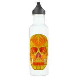 Aspen Leaf Skull 13 Edelstahlflasche