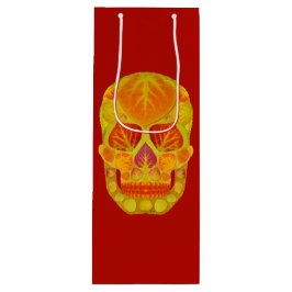 Aspen Leaf Skull 13 Geschenktüte Für Weinflaschen
