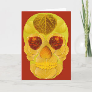 Aspen Leaf Skull 1 Karte