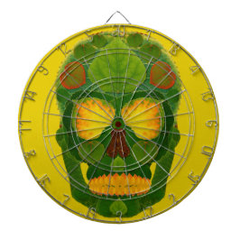 Aspen Leaf Skull 9 Dartscheibe