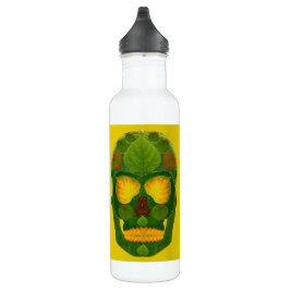 Aspen Leaf Skull 9 Edelstahlflasche