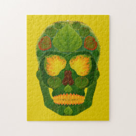 Aspen Leaf Skull 9 Puzzle