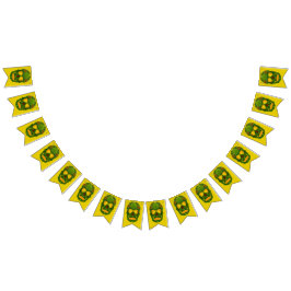 Aspen Leaf Skull 9 Wimpelkette