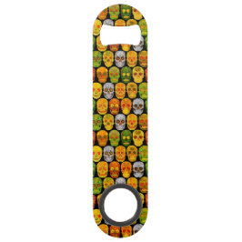 Aspen Leaf Skulls nahtloses Muster 2018 Speed Flaschenöffner