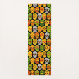 Aspen Leaf Skulls nahtloses Muster 2018 Yogamatte