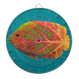 Aspen Leaf Tropische Fische 1 Dartscheibe