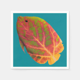 Aspen Leaf Tropische Fische 1 Serviette