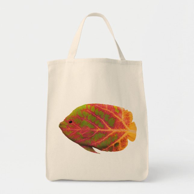 Aspen Leaf Tropische Fische 1 Tragetasche (Vorne)