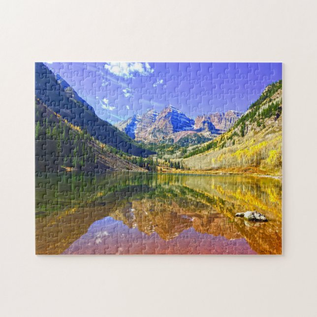 Aspen Maroon Bells Colorado. Puzzle (Horizontal)