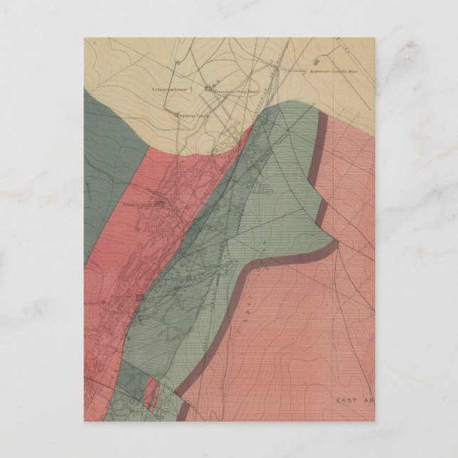 Aspen Mountain Sheet Postkarte (Vorderseite)