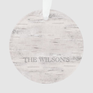 Aspen Natural Birch Tree NAME PLACE JAHR Außenbere Ornament