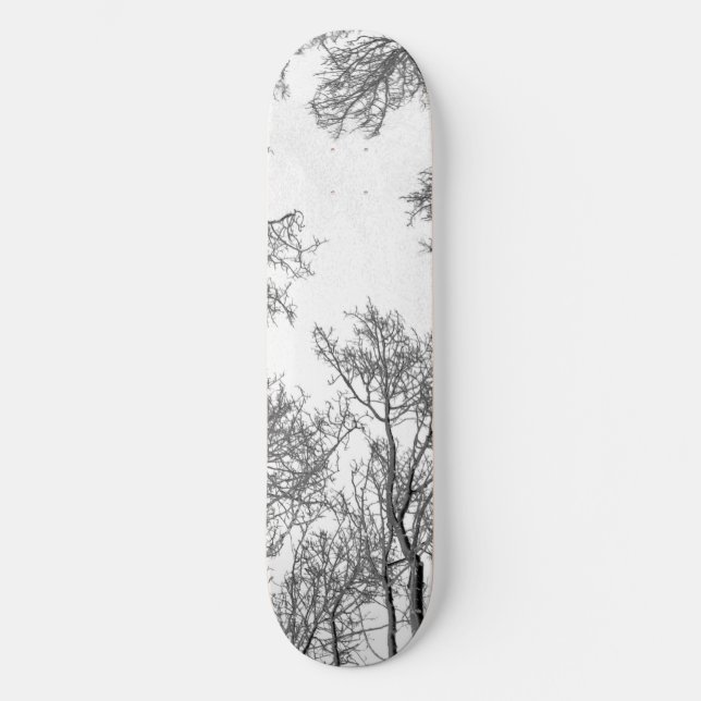 Aspen Skateboard Deck - Weiße Nacht (Vorderseite)