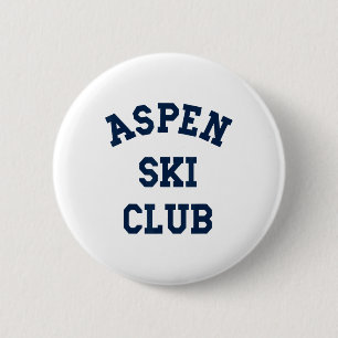 Aspen Ski Club Colorado Skifahren Button