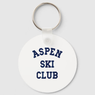 Aspen Skiclub Colorado Skiberg Reise Skifahrer Schlüsselanhänger