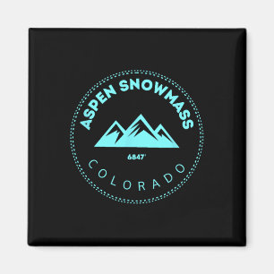 Aspen Snowm Colorado Mountain Town - Erhöhte Co S Magnet