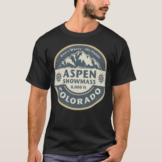Aspen Snowmassage, Colorado Classic T - Shirt (Vorderseite)
