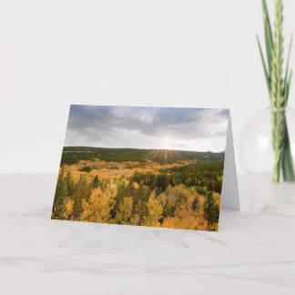 Aspen-Sonnenuntergang Karte