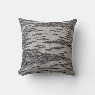 Aspen Tree Bark Nature #Gift Pillow Kissen