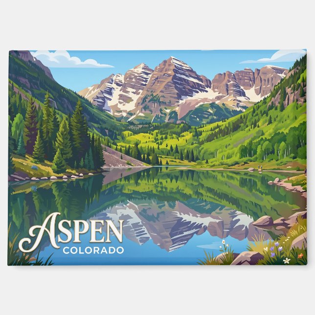 Aspen USA Magnet (Vorderseite)