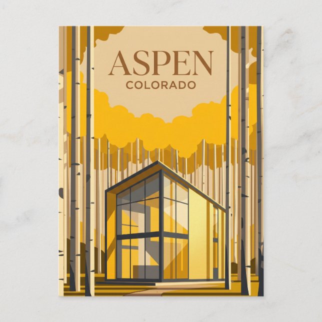 Aspen USA Postkarte (Vorderseite)