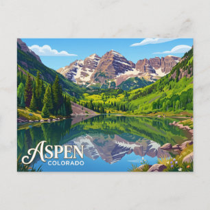 Aspen USA Postkarte