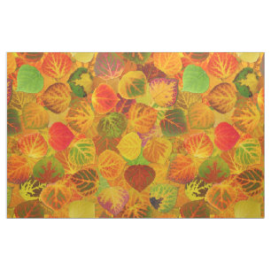 Aspen verlässt Collage festes Gemisch nahtloses 1 Stoff