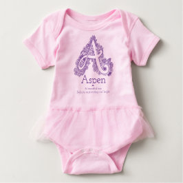 Aspennamen- und -bedeutungs-Babykleidung Baby Strampler