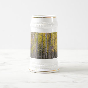 Aspens gelbes Glühen Bierglas