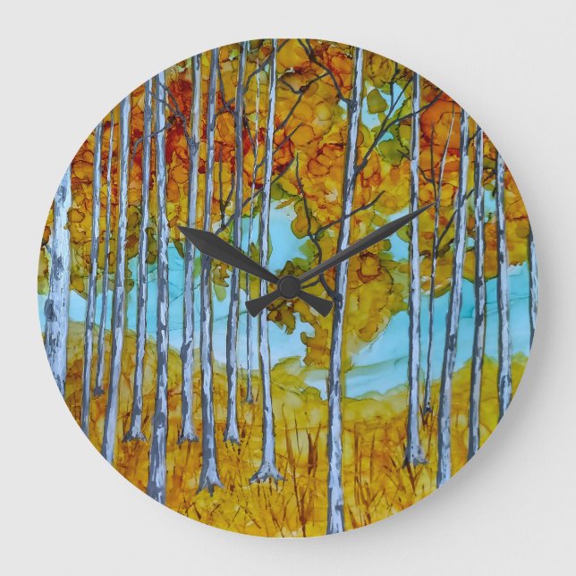 Aspens Große Wanduhr (Vorderseite)