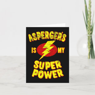 Asperger ist mein Super-Power Karte