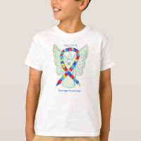 Asperger-Syndrom Bewusstseins-Schleife Engel-Shirt