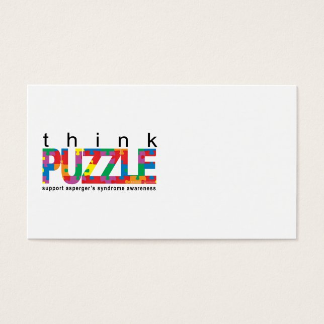 Asperger-Syndrom denken PUZZLE (Vorderseite)