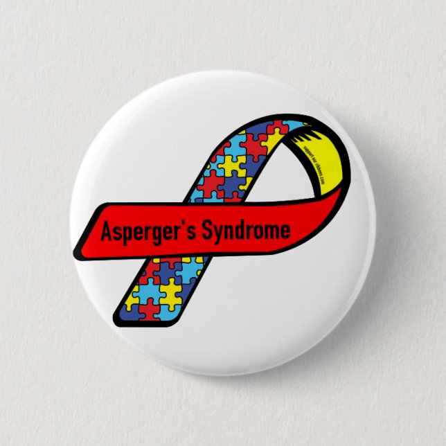 Aspergers Bewusstsein Button (Vorderseite)