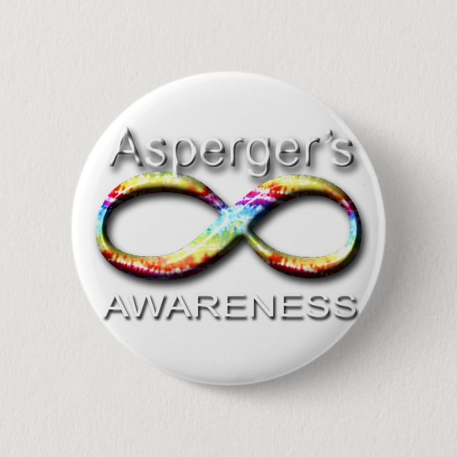 Aspergers Bewusstsein Button (Vorderseite)