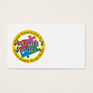 Aspergers Syndrom-Puzzlespiel-Button