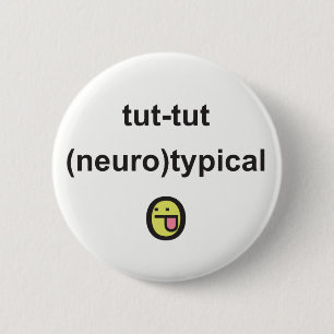 Aspergers Syndrome Awareness Abzeichen neuro-typis Button