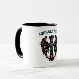 Asphalt Engel, Motorrad Tasse