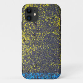 Asphalt Farbe Textur abstrakt Stadtgelb Case-Mate iPhone Hülle